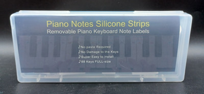 Brand New Piano Notes Guide For Beginner. 88-Key Full Size, Made Of Silicone.