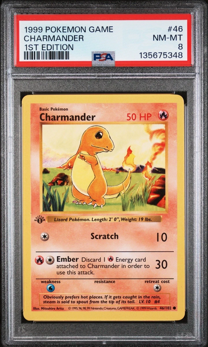 Charmander Pokémon TCG 1st Edition Individual Trading Card Games