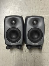 Pair Genelec 8020D, GREY 4" and 100W Active Studio Audio Pro Monitor