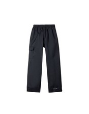 Columbia Kids Black Waterproof Pants Rain Hiking Boy Girl Cargo Sz S 8 