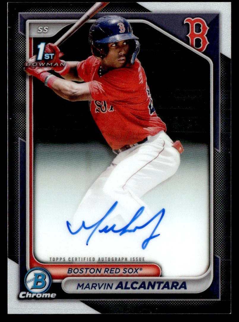 2024 Bowman Chrome 1st Auto Marvin Alcantara #CPA-MA