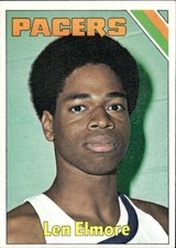 1975 TOPPS LEN ELMORE 259 NRMT RC BASKETBALL INDIANA PACERS