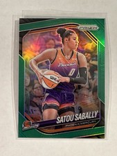 2025 Panini Prizm WNBA Satou Sabally #4 Green Prizm Phoenix Mercury