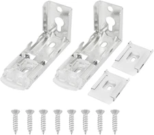 Mountings Brackets for Vertical Blinds ZZLZX 2Sets Replacement Mount Hardware 