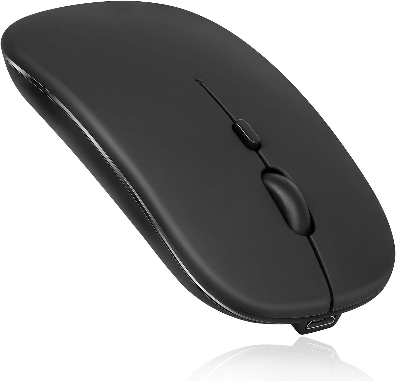 2.4GHz Bluetooth Rechargeable Wireless Mouse for Samsung Onyx Black