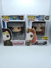 Funko Pop DC Heroines Wonder Woman #172 & Mera #213 Hot Topic Excl w/ Protectors