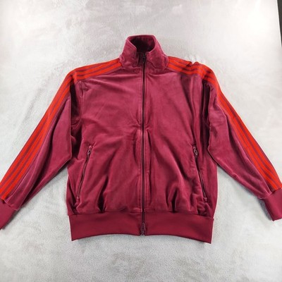 Adidas x Ivy Park Jacket Unisex Large Plush Velvour Track Cherry Wood Beyonce
