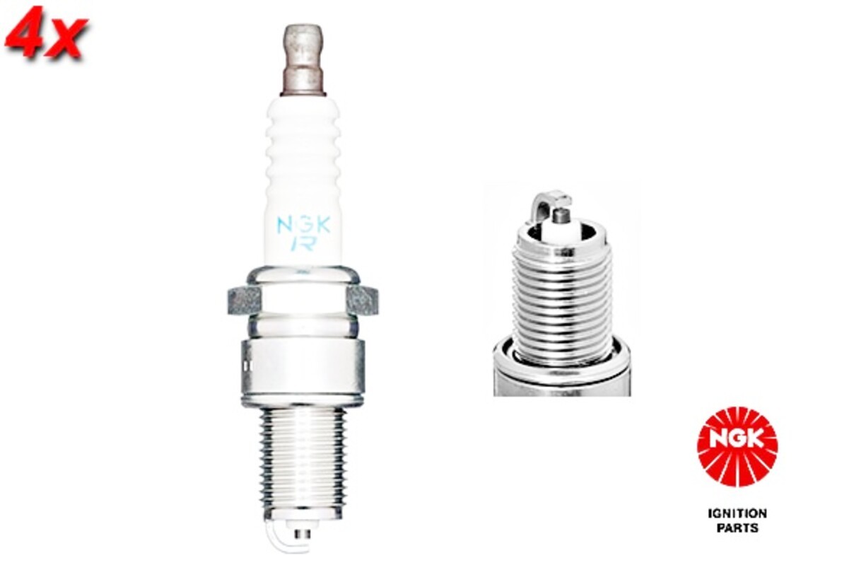 NGK 4x Spark Plug For MITSUBISHI Galant IV Sapporo III 87-98 MS851229