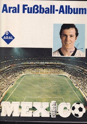 ARAL Fußball Album Fußballweltmeisterschaft 1970 MEXICO Beckenbauer Fotos Infos