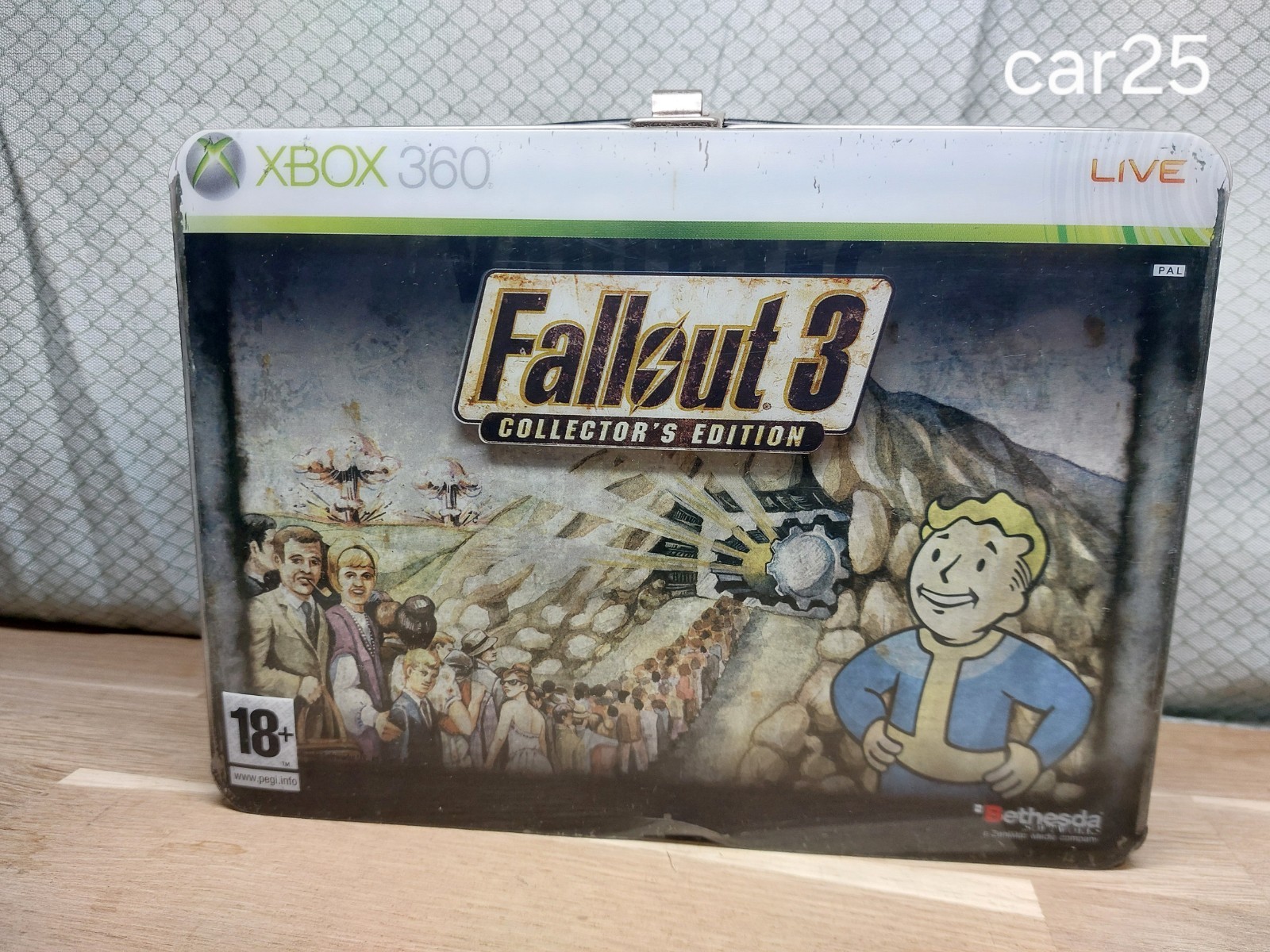 Fallout 3 Collector Xbox 360 - Boîte Lunchbox Métal + Artbook + DVD Making-of
