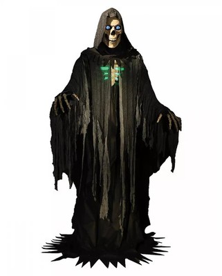 Riesiger Skelett Reaper Halloween Animatronic mit Sound & Bewegung