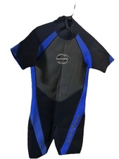 Mens DEEP SEA Wetsuit Short Sleeve Shorty Scuba Diving Surfing Jet Ski Suit LG