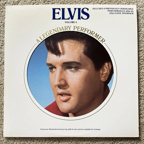 ELVIS Presley ‎- A Legendary Performer Volume 4 LP w/ Inners 1983 CPL1-4848  NM