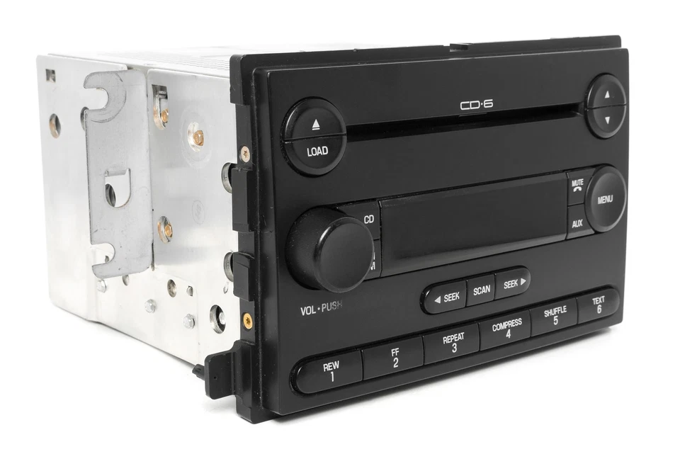 06-07 Ford Freestyle Mercury Monterey AMFM 6CD Radio w Bluetooth 6F2T-18C815-FA - Image 4 of 4