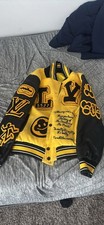 Louis Vuitton Mens M Yellow/Black Varsity Jac...