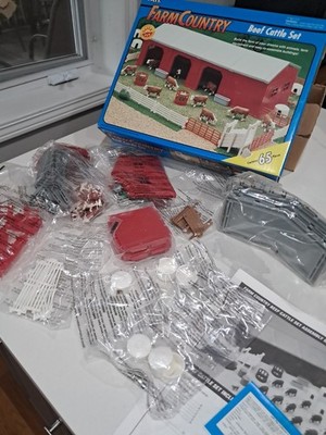 VTG~ERTL Farm Country Beef Cattle Playset ~ MINT ~ NEW IN SEALED PACKAGE & BOX!!