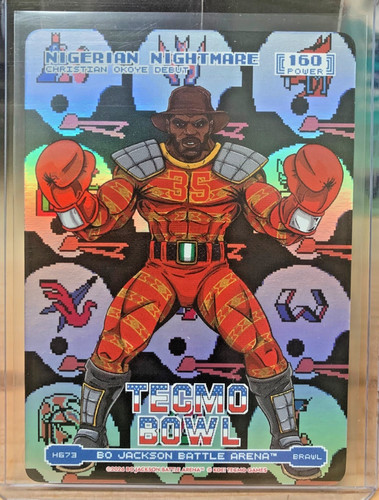 Bo Jackson Battle Arena Tecmo Bowl 2026 Nigerian Nightmare 160 Helmets Brawl SP