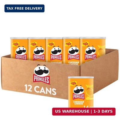 Pringles, Crisps, Lunch Snacks, Office and Kids Snacks, Grab N' Go, Cheddar Chee