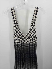 Pre-Owned Tahari Black Size 12 Knee Length Sleeveless Dress