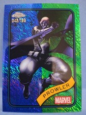 2025 Topps Chrome Marvel - Prowler #13 - Blue Green Shimmer Refractor - 45/199