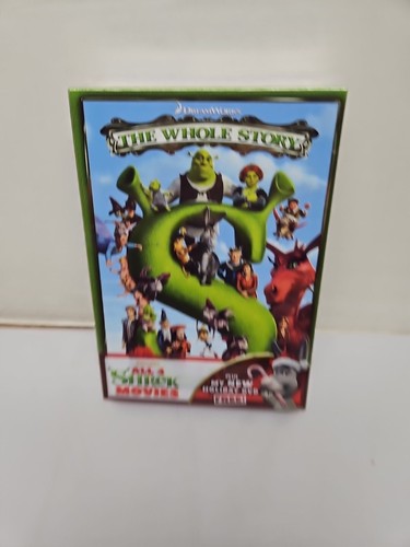 Shrek DVD set The Whole Story 4 Movies & Extras new - Imagen 1 de 5
