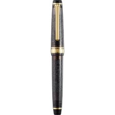 Pluma Estilográfica Sailor × ancora Professional Gear Slim 14K SOUKA Dorada y Negra M Nueva en Caja