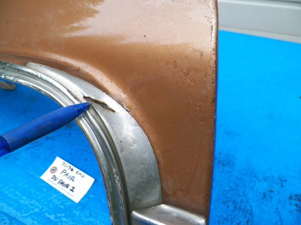 1971 1972 1973 1974 1975 1976 Cadillac Deville Fleetwood юбки крыла DVPR1 - Изображение 3 из 4