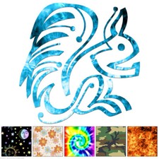 Squirrel - Decal Sticker - Multiple Patterns  Sizes - ebn7219