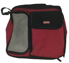 Fisher Price Bolsa de Transporte de Viaje Aislada para Bebé Biberones Pañal Niño Pequeño Negro Rojo