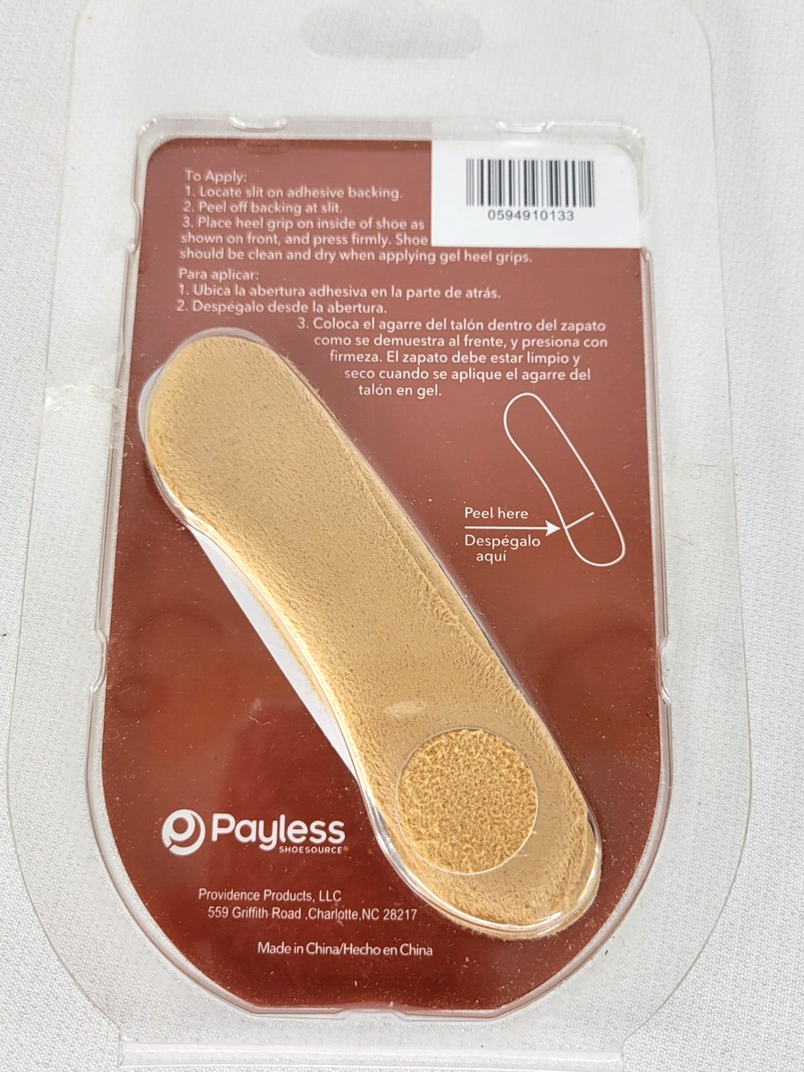 Payless Gel Heel Grips Pair Extra Comfort Shoe Grip