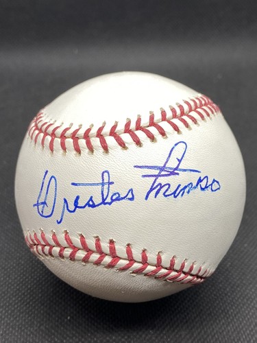 Orestes Minnie Minoso Signed 2005 World Series Baseball Full Name White Sox HOF