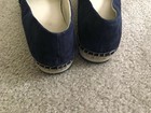 Vintage Shoes Flats Dark Blue Upper Leather Suede Excellent Condition SZ 7M — photo 5