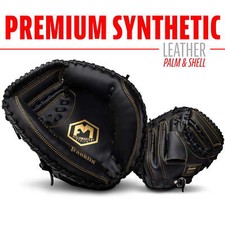Franklin Sports Field Master Catcher's Mitt Adult Baseball Glove - 31.5" Righty