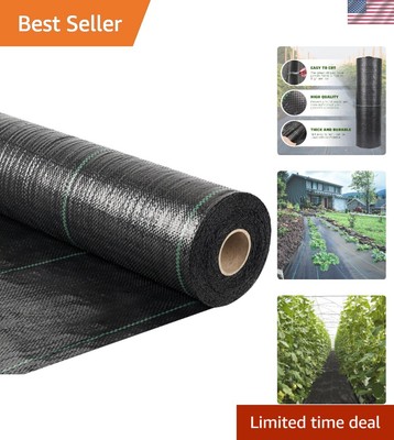 Durable 3FT x 300FT Weed Barrier Fabric for Eco-Friendly Landscaping Solutions