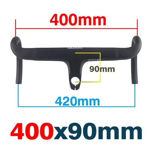 Cavo interno manubrio bici da strada in carbonio drop bar integrato con distanziali - Foto 31 di 43