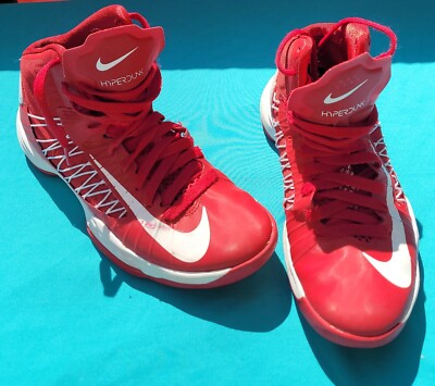 Nike Hyperdunk Red 2012 Size 6.5 Youth Red White 542882-601 Sneakers Unisex 