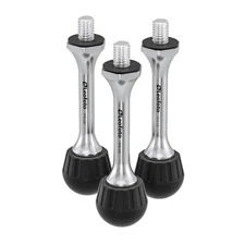 【Leofoto USA】Leofoto TFS-US | Set of 3 Long Spike/Rubber Foot Set 3/8'' Thread