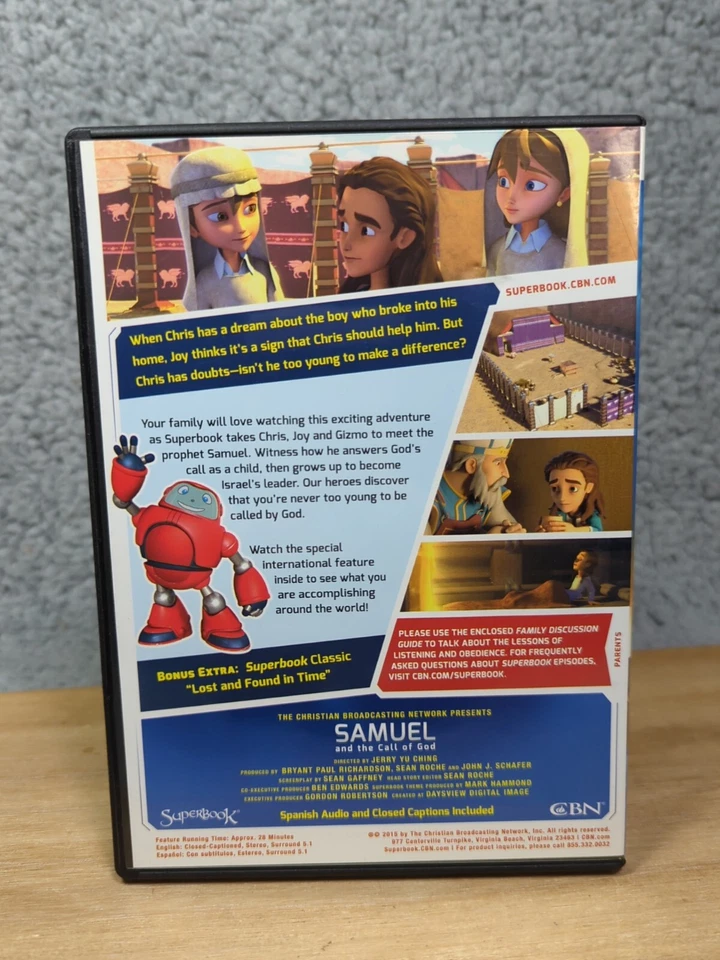 SUPERBOOK SAMUEL AND THE CALL OF GOD DVD CBN Foto 2 de 4
