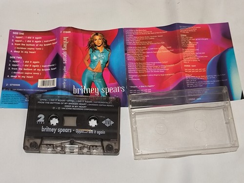 Britney Spears - Oops I Did It Again 1999 - original indonesia tapes singles - Picture 3 of 5