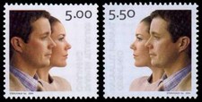 Greenland 2004 Denmark Royal Wedding set of 2, MNH / UNM