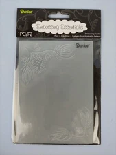 Darice Embossing Essentials Folder 1218-120 Pine Branches In Corner Scrapbooking