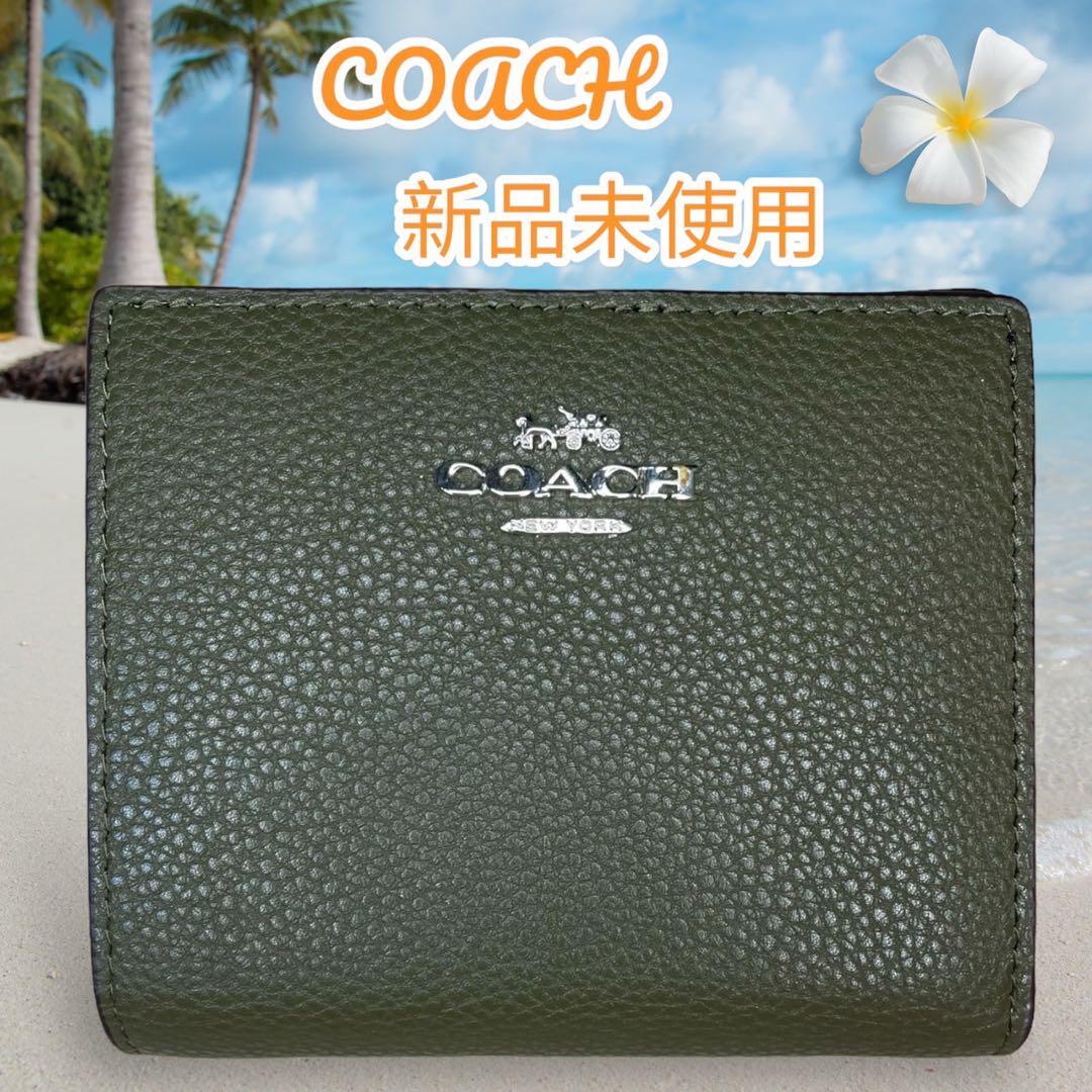 New COACH bi-fold wallet green C2862 | eBay