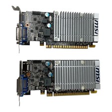  LOT OF 2 MSI GeForce 8400 GS DDR3 PCI-E Graphics Card- N8400GS-D512H/LP