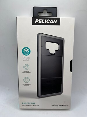 Pelican Protector Series Case for Samsung Galaxy Note 9 (Note9)- Black / Grey