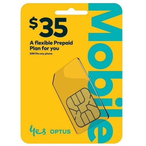 Optus $35 Prepaid Sim Card Starter Kit 40GB Data for 4G & 5G Expiry Jan ...