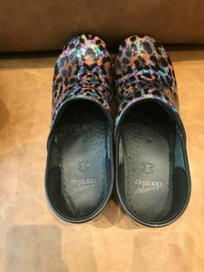 rainbow dansko clogs