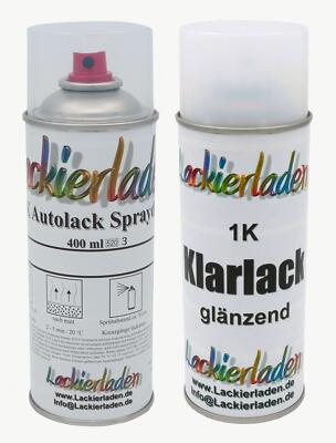Autolack SET Spraydosen für Mazda P4 Sunburn Red Metallic | 2 x 400ml Sprühdose 