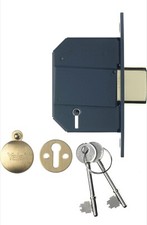 Yale Genuine 5 Lever Mortice Deadlock Maximum Security 64MM (2.50")P-M562-PB-67 