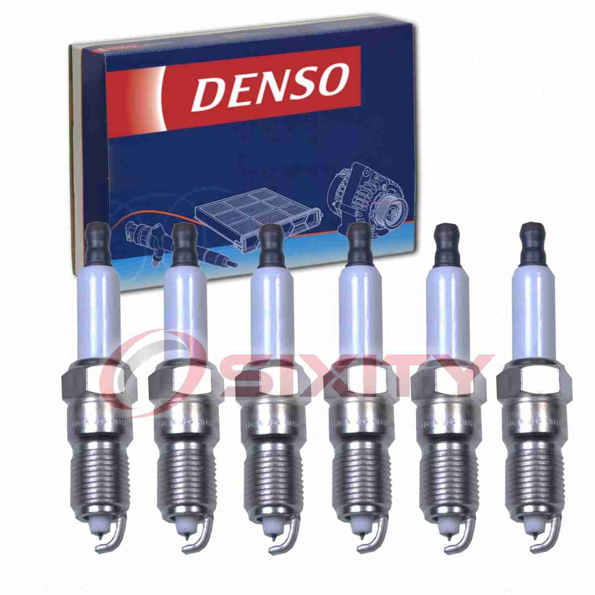 6 pc Denso Spark Plugs for 1998-2002 Ford E-150 Econoline 4.2L V6 Ignition ti