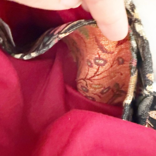 Vintage Tapestry Novelty Animal Print Floral Crossover Purse Bag Boho Festival - Picture 9 of 9